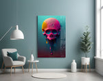 Melt of the Skull panel adding editorial drama to a kids room
