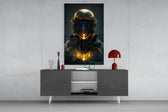 Back to the Space Glass Art  || Designer Collection.