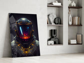 Back to the Space artwork anchoring a wall with moody dramatic palette