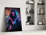 Shaman of the New World glass print enhancing a kids room with cinematic mood