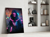 Shaman of the New World glass print enhancing a kids room with cinematic mood