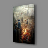 Surreal-cinema panel bringing melancholic awe to a contemporary study