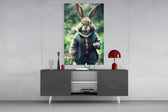 The Rabbit panel catching directional light to reveal its whimsical poise