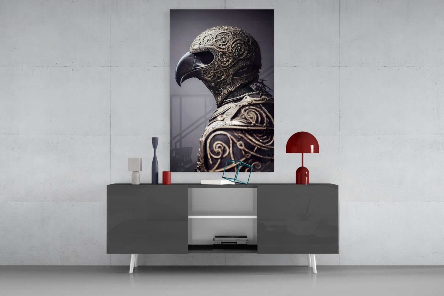 The Bird Glass Wall Art || Designer Collection.
