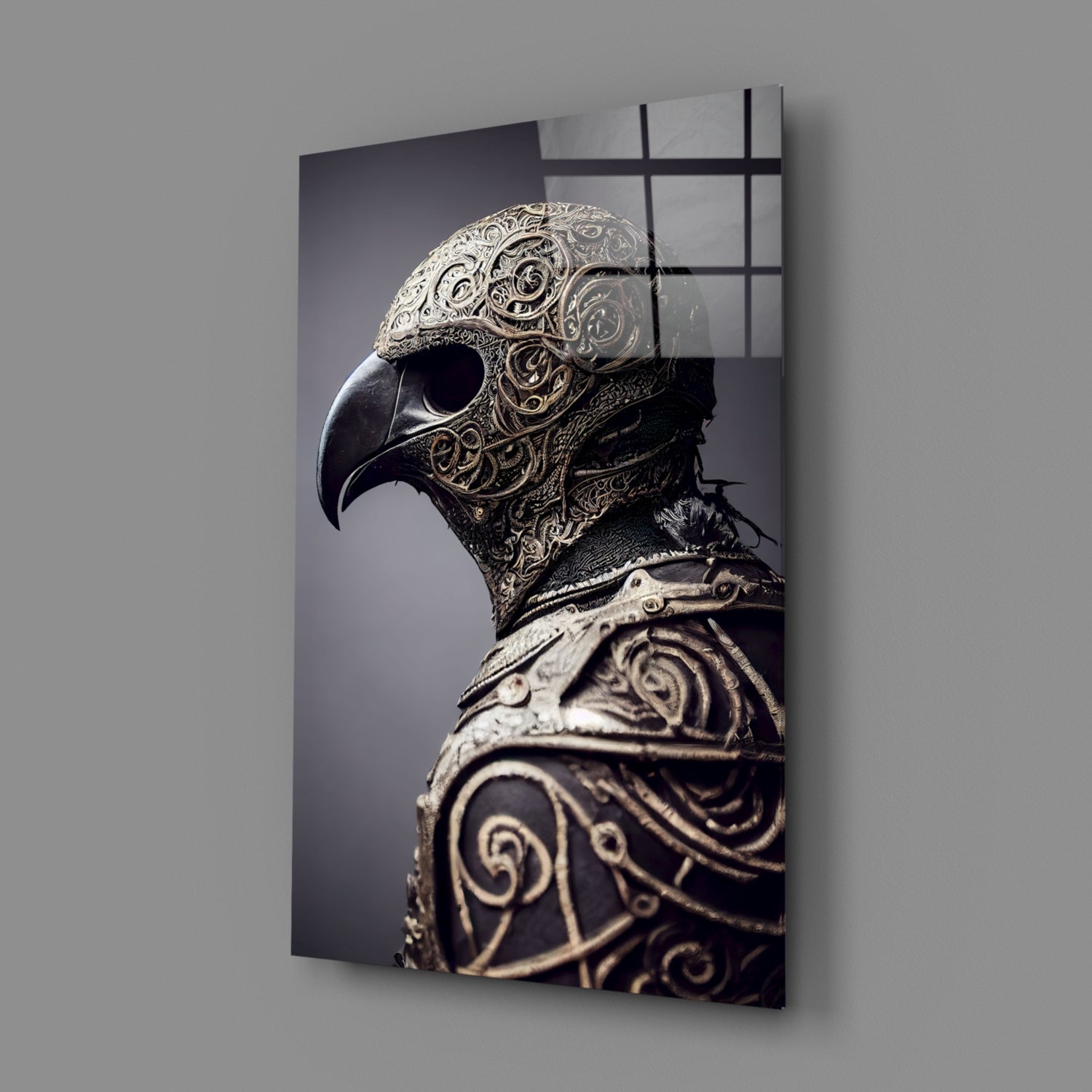 The Bird Glass Wall Art || Designer Collection.