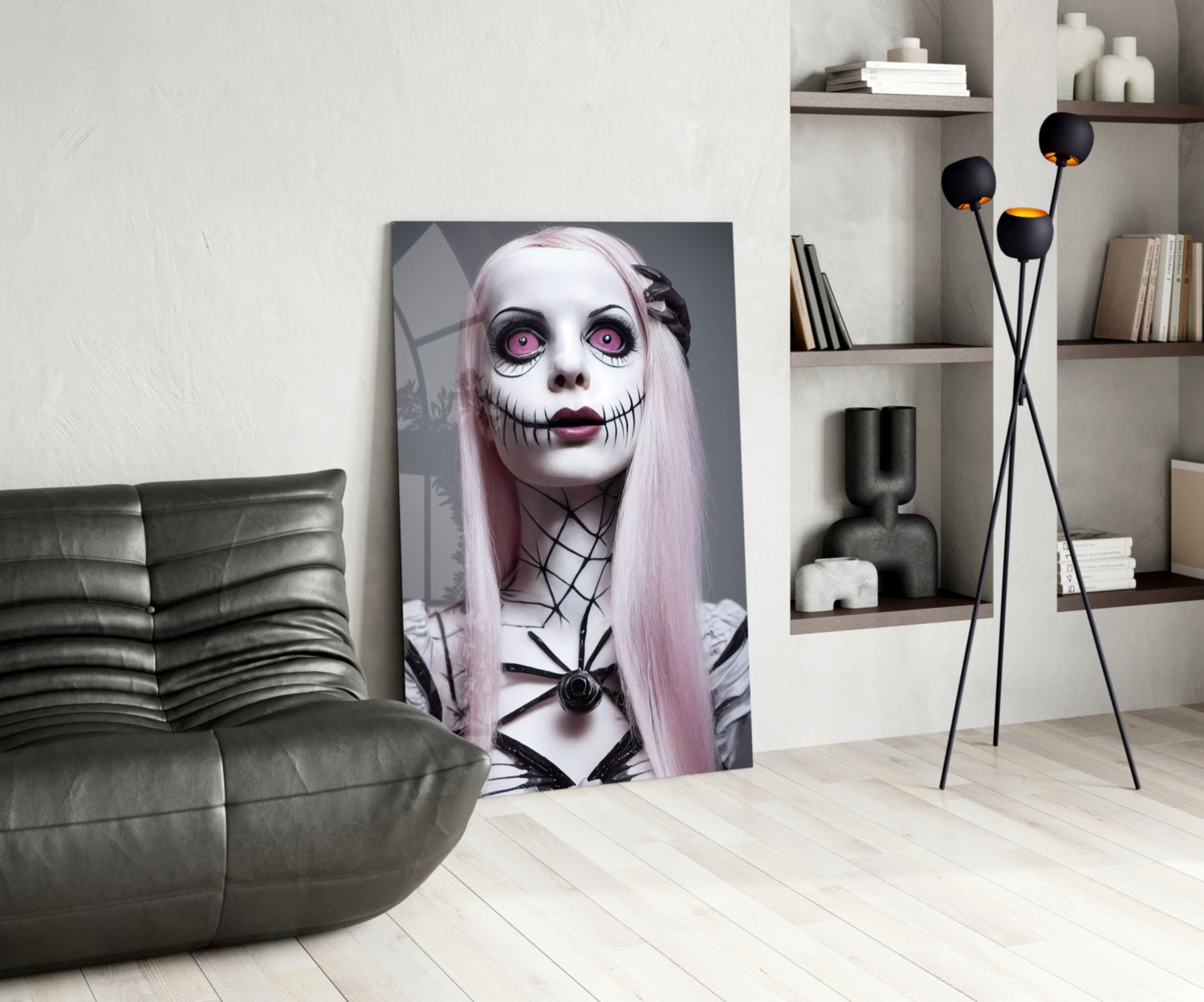 The Puppet Glass Wall Art  || Designer Collection.