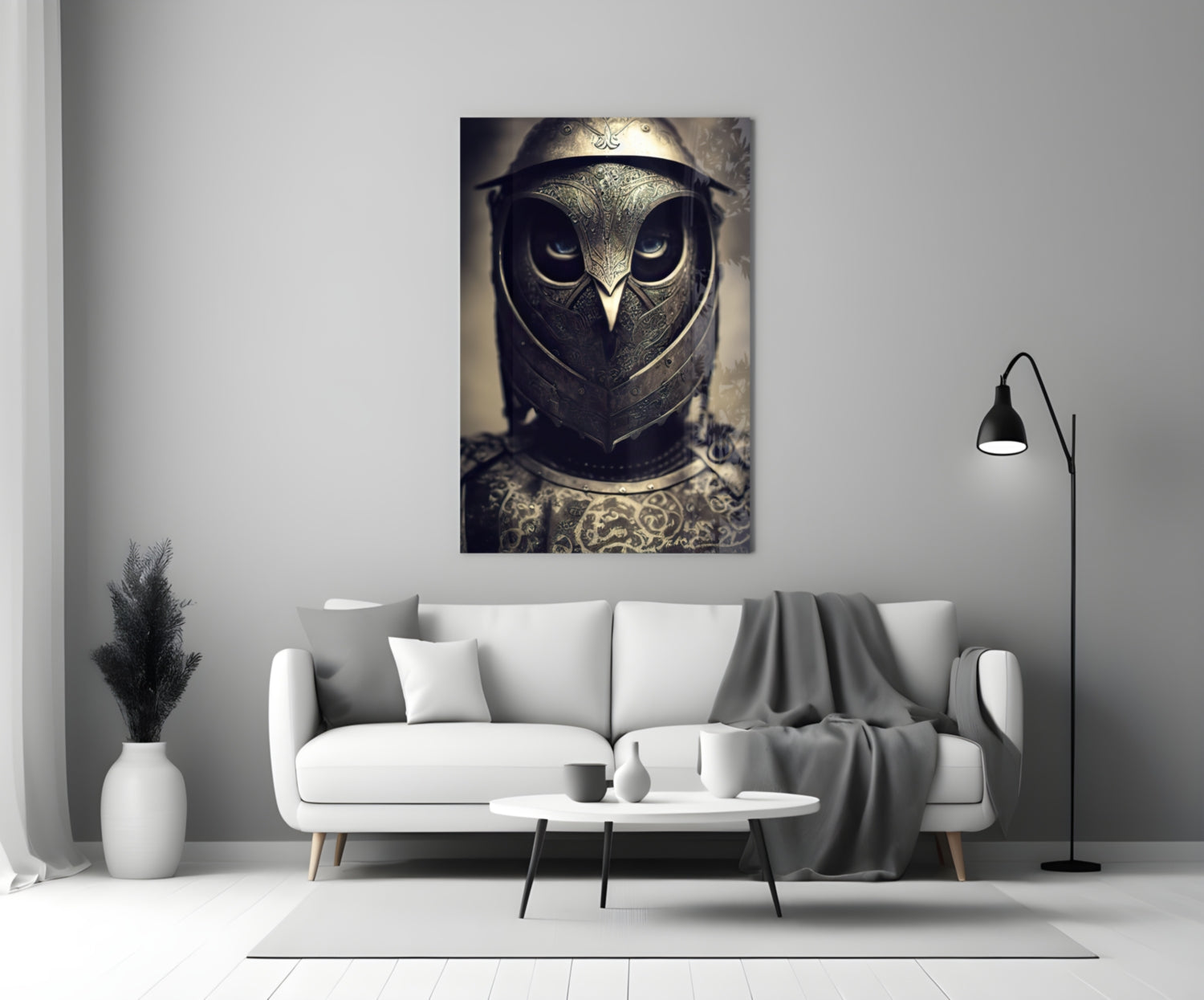 The Beak Glass Wall Art || Designer Collection.