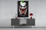 The Smile of Joker panel catching screen glow to reveal its manic charge