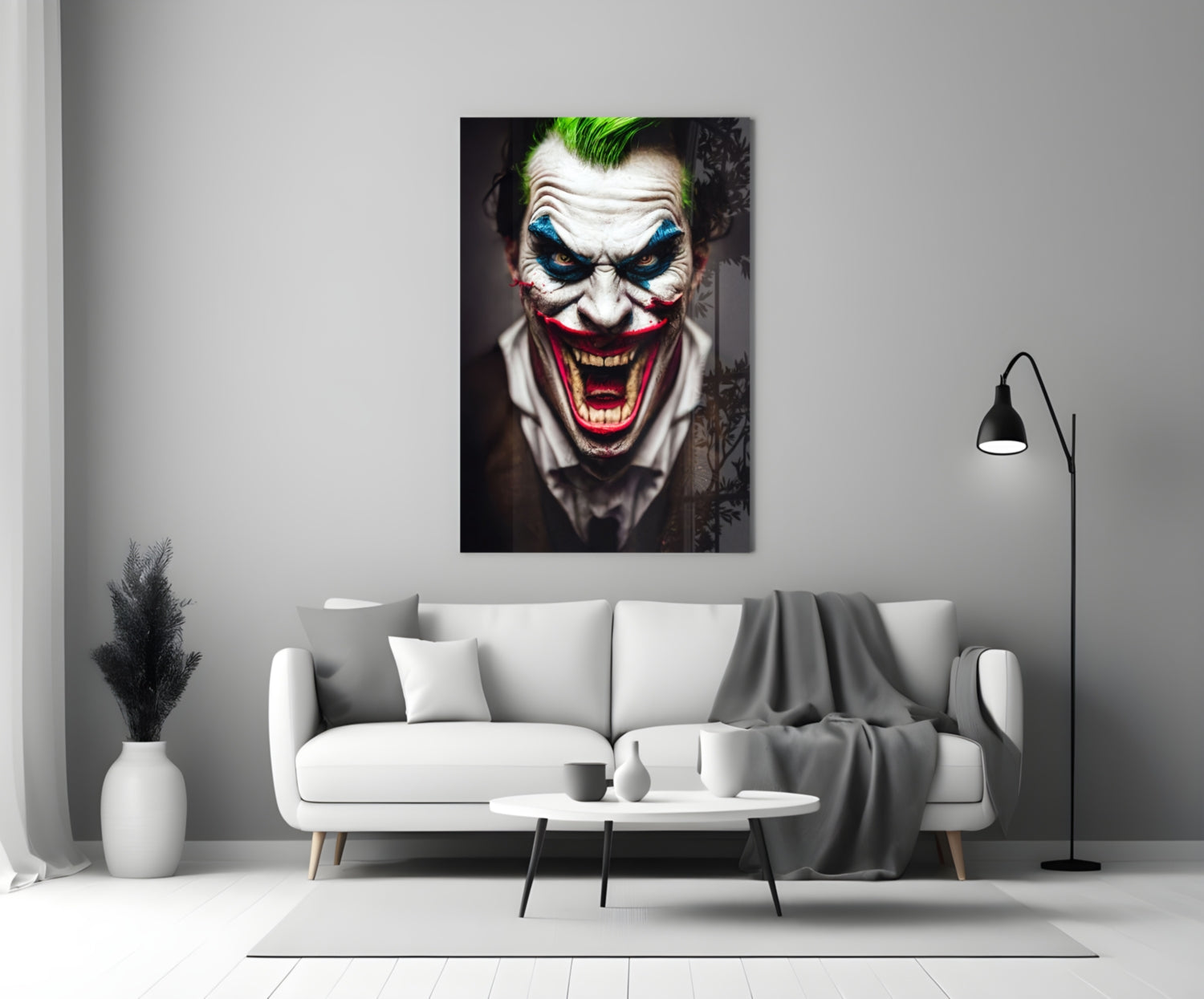 The Smile of Joker Glass Art || Designer Collection.