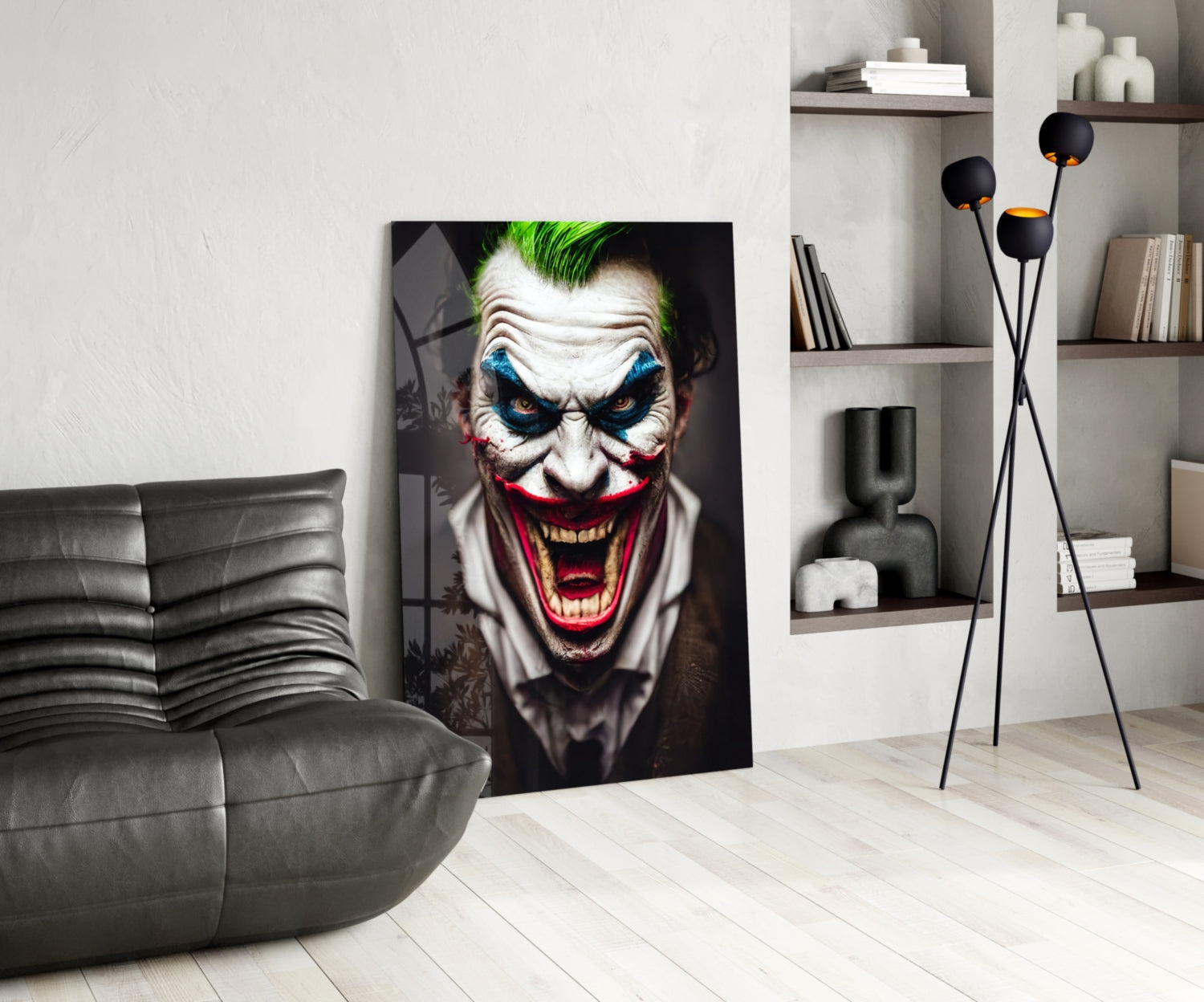 The Smile of Joker Glass Art || Designer Collection.