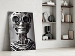 Endless Search glass print enhancing a gaming room with cinematic mood