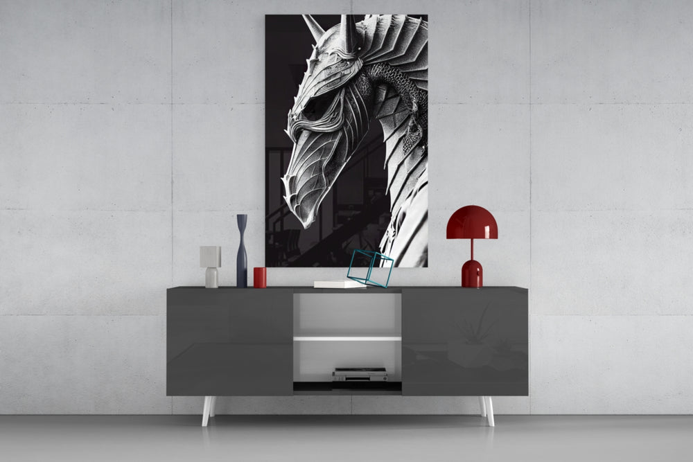 Iron Dragon Glass Art  || Designer Collection.