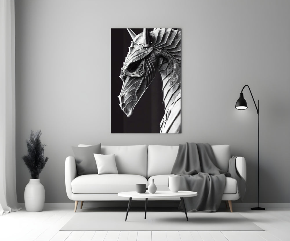 Iron Dragon Glass Art  || Designer Collection.