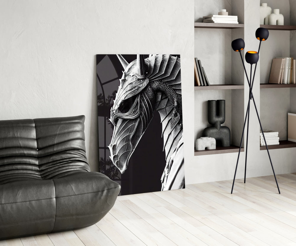 Iron Dragon Glass Art  || Designer Collection.