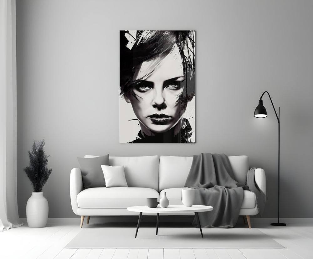 The Bellicose Glass Wall Art || Designer Collection.