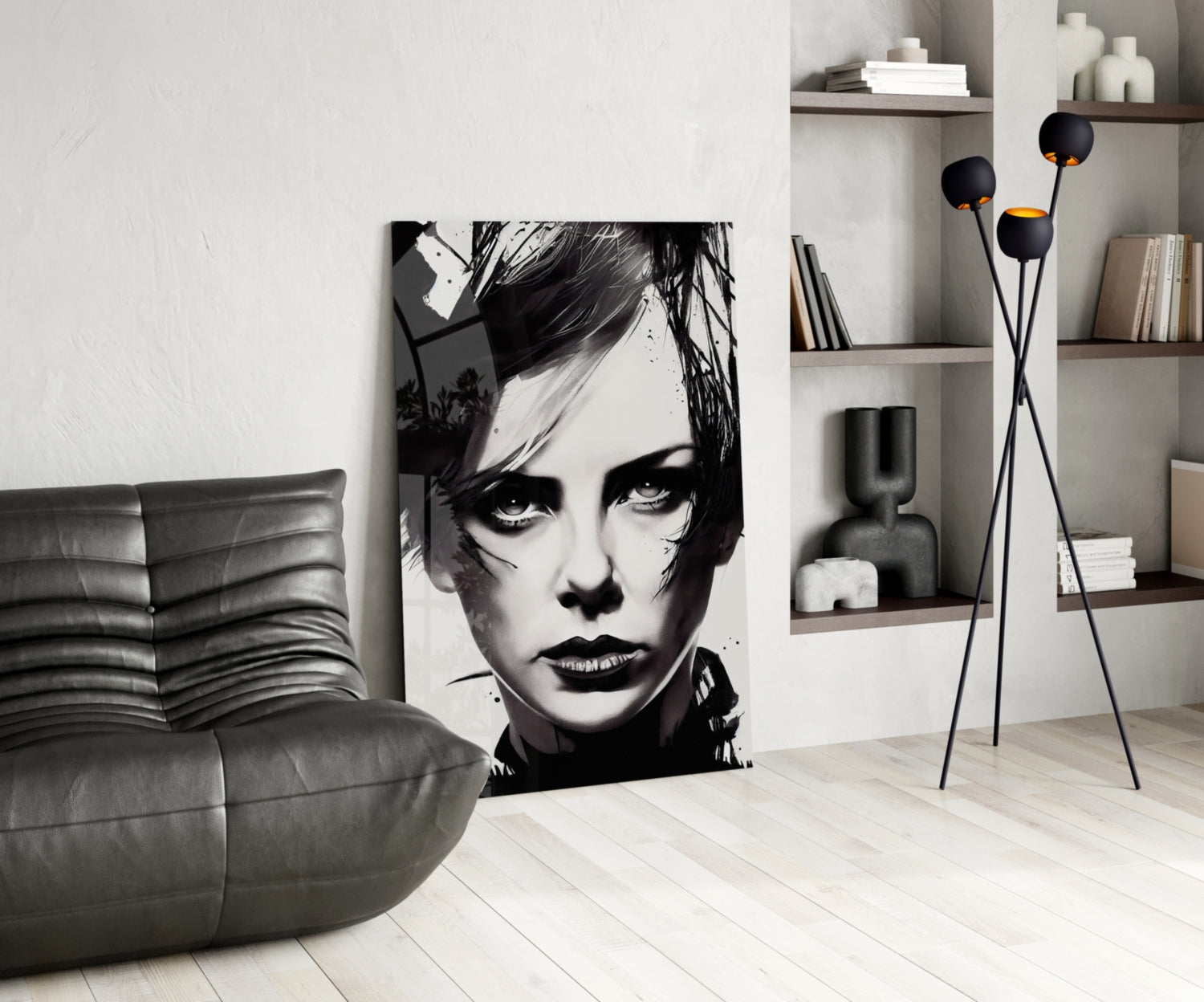 The Bellicose Glass Wall Art || Designer Collection.