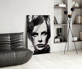 The Bellicose Glass Wall Art || Designer Collection.