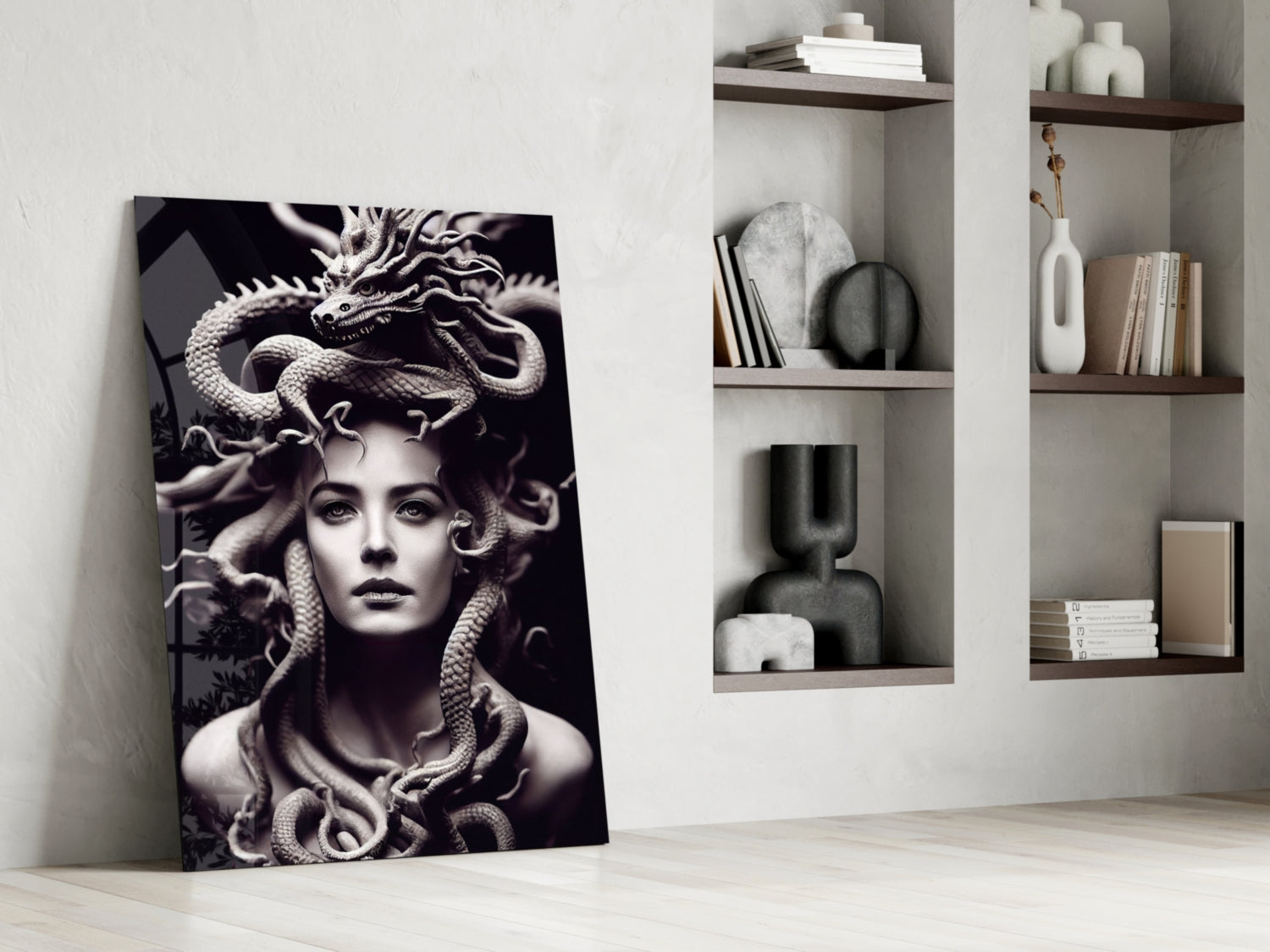 Medusa Glass Art  || Designer Collection.