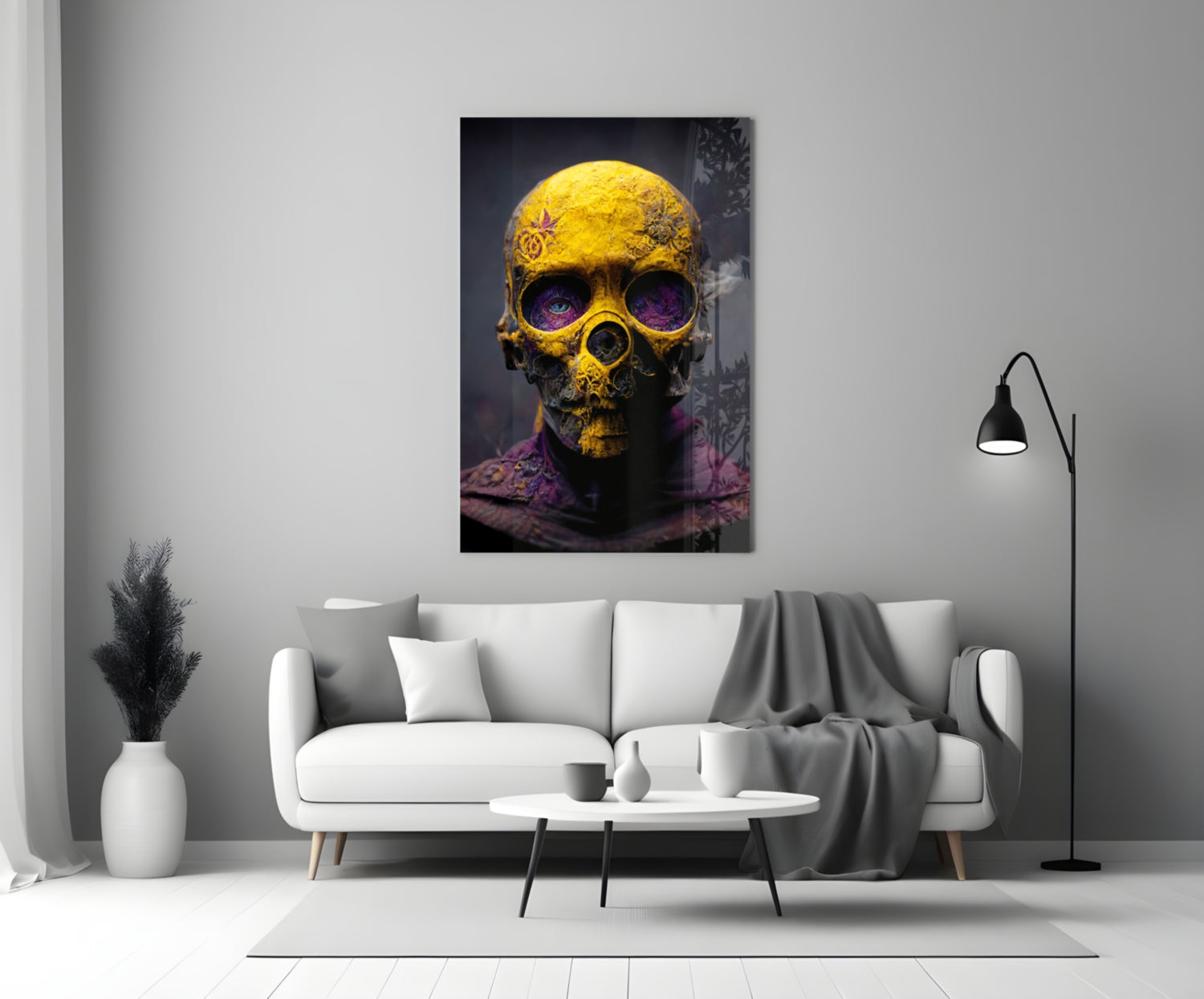 Skull Glass Art  || Designers Collection.