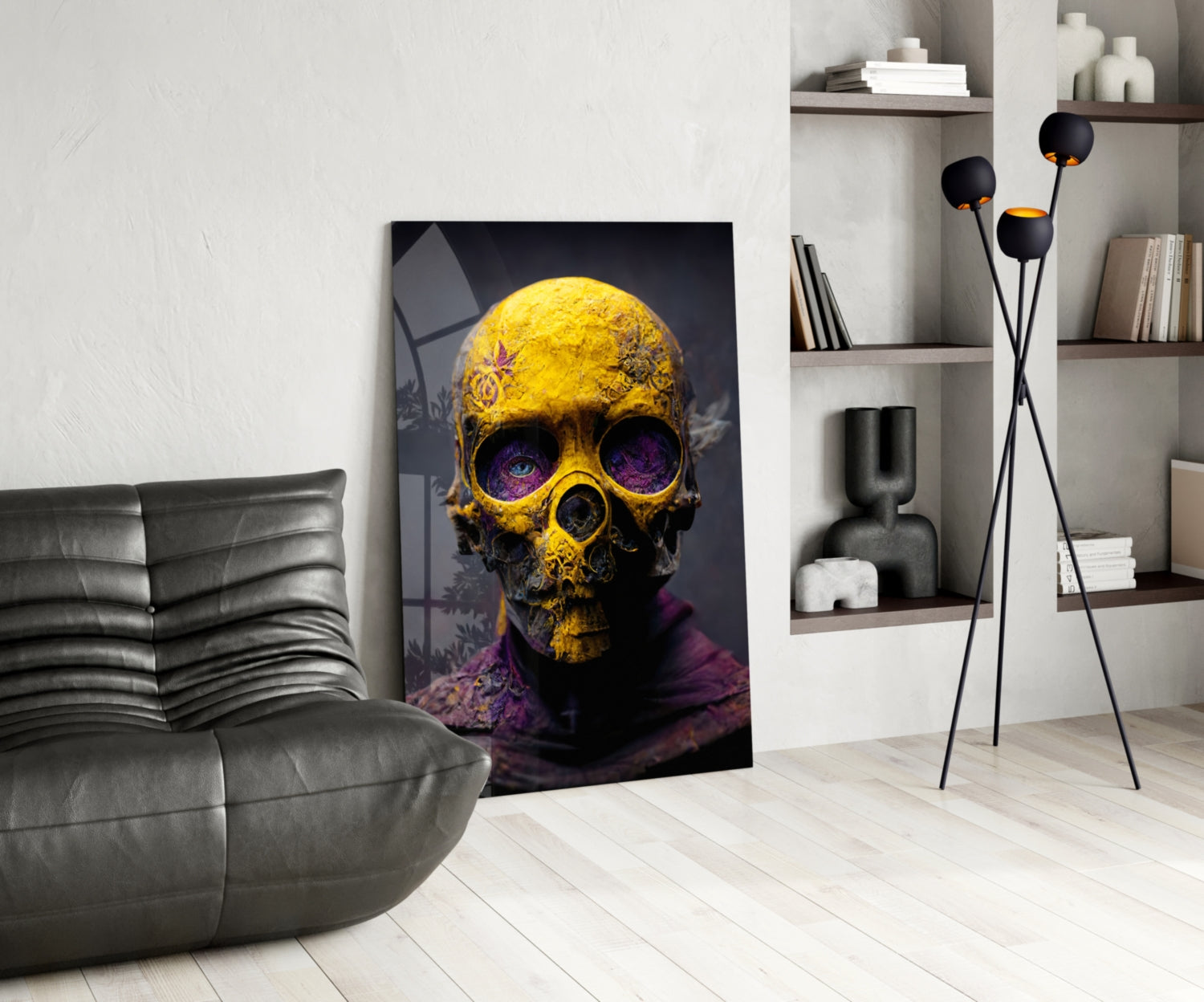 Skull Glass Art  || Designers Collection.