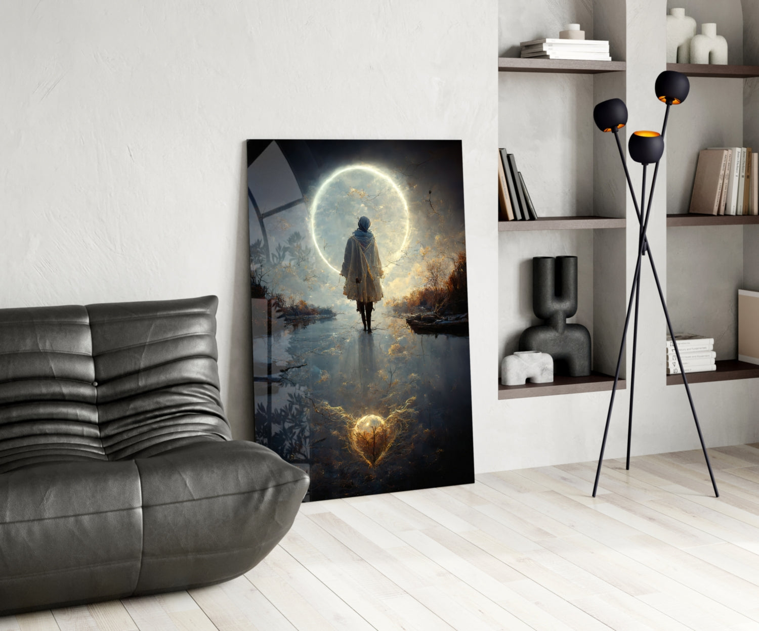 Tranquility Glass Wall Art || Designer Collection.