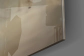 Fighters of the New Age artwork anchoring a wall with bold dramatic palette