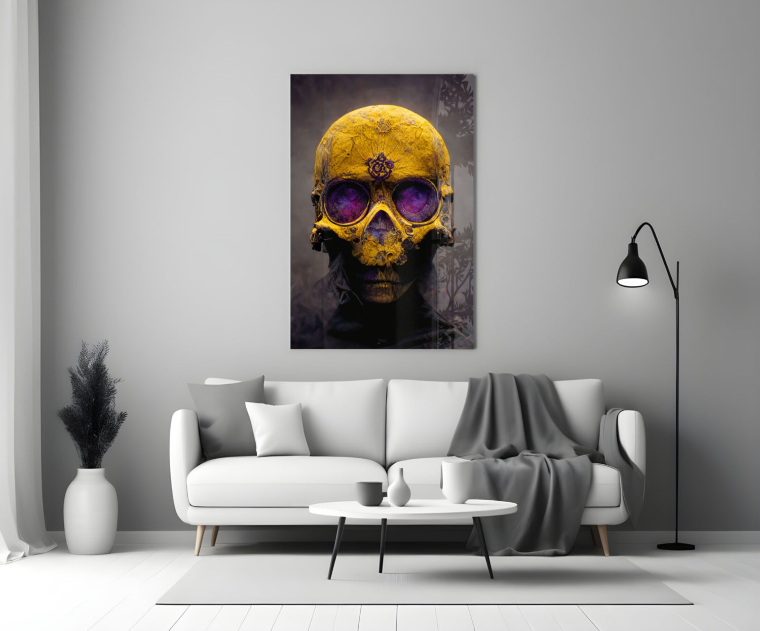 Skull Glass Art  || Designers Collection.