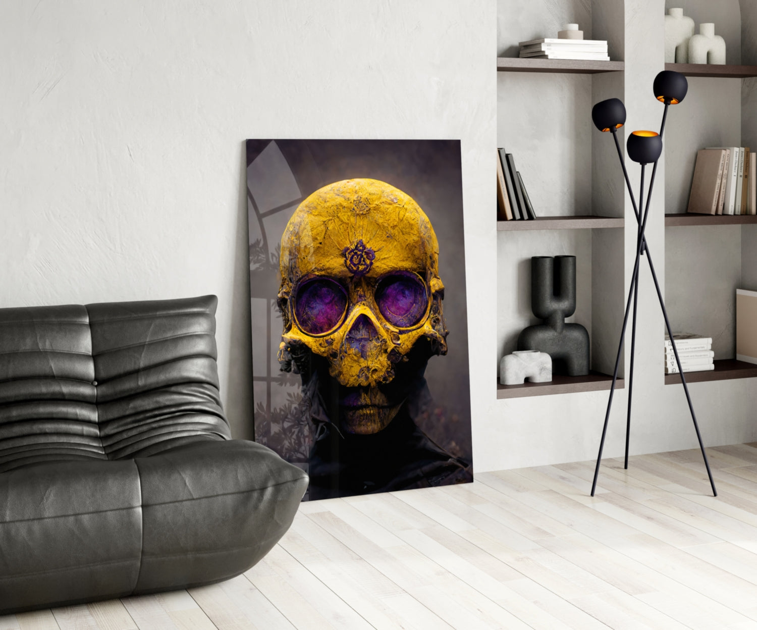 Skull Glass Art  || Designers Collection.
