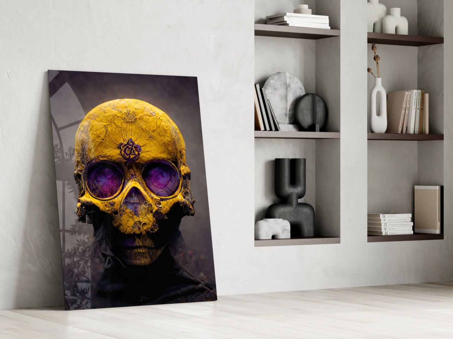 Skull Glass Art  || Designers Collection.
