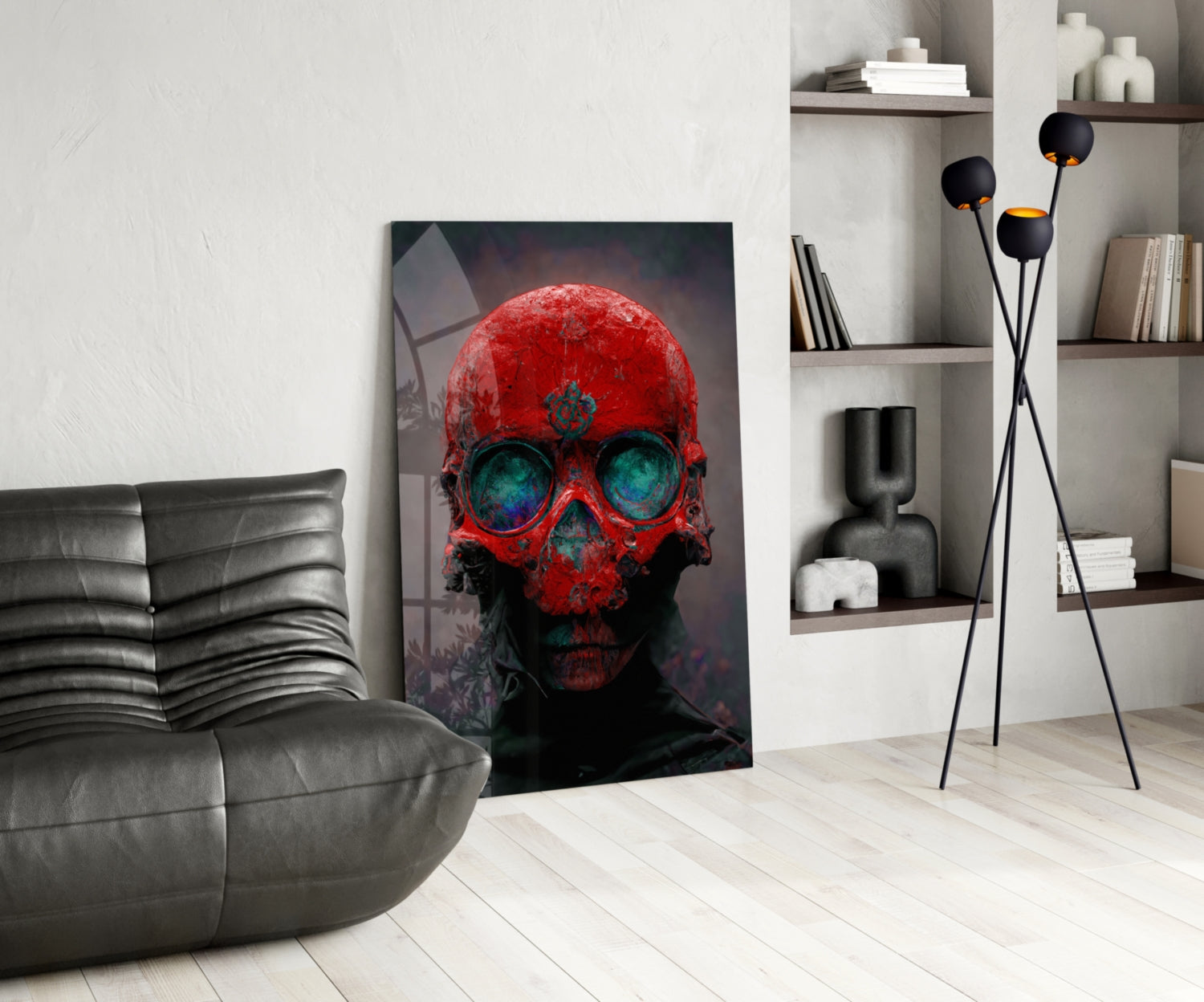 Skull Glass Art  || Designers Collection.