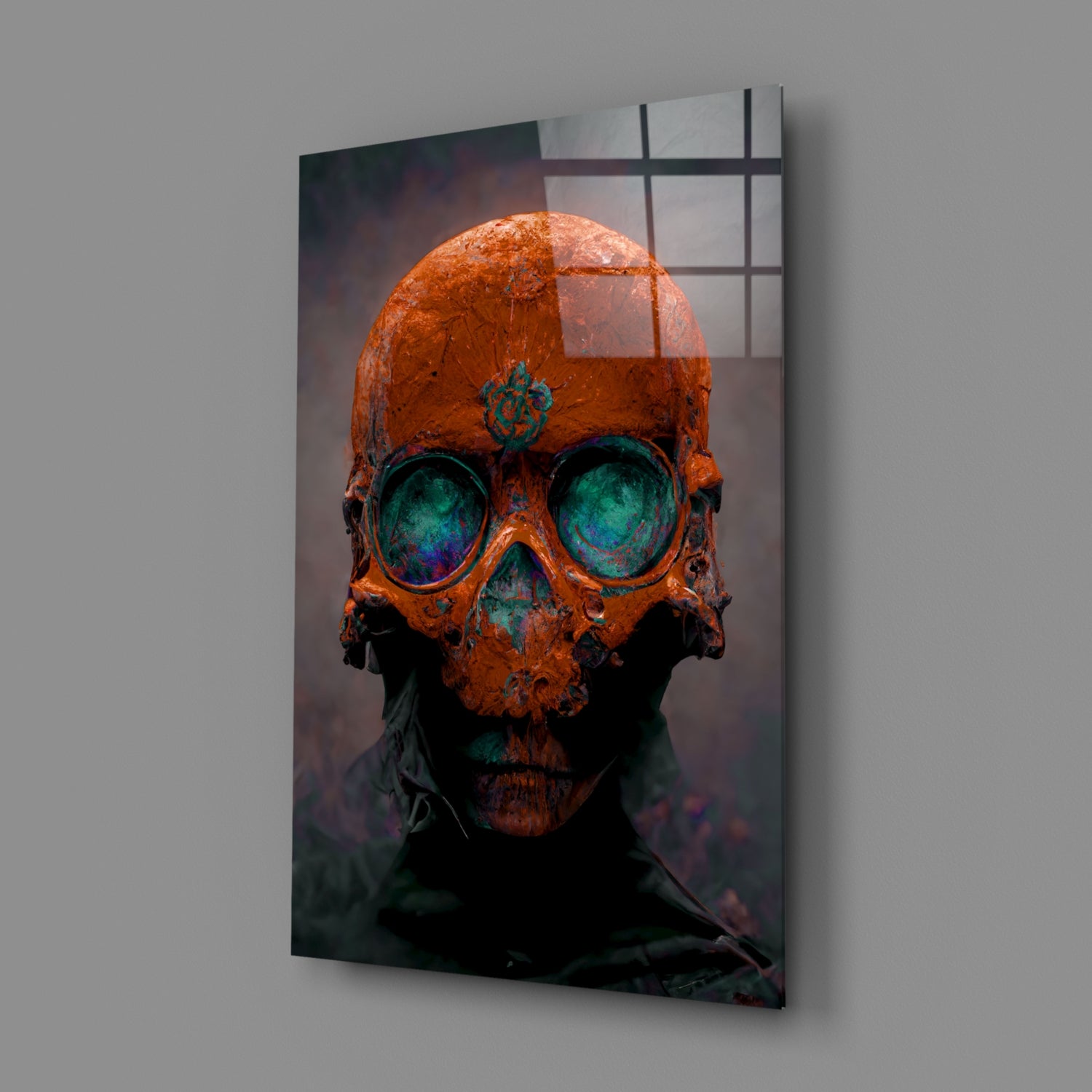 Skull Glass Art  || Designer Collection.