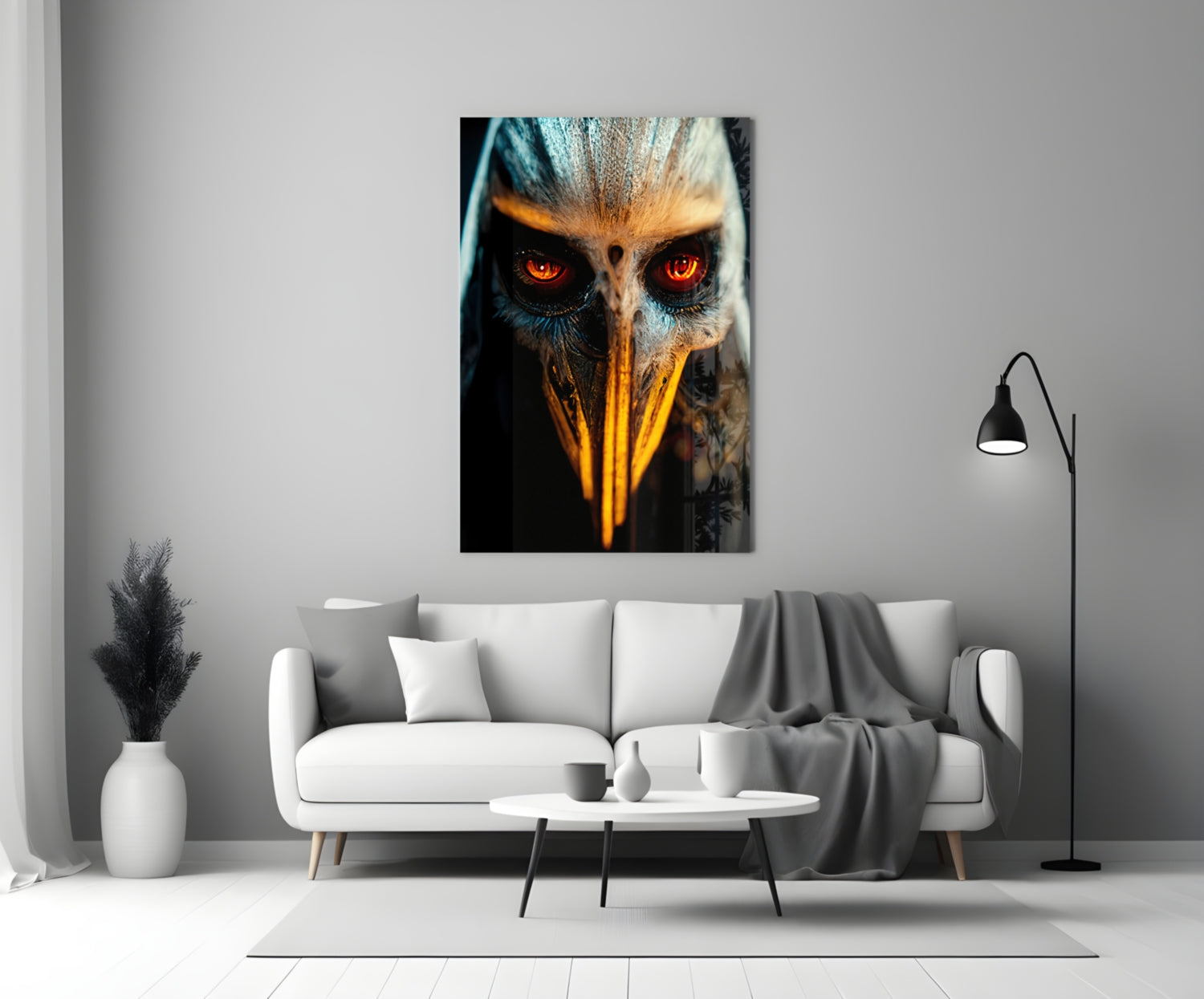 The Beak's Reveal Glass Wall Art || Designer Collection.