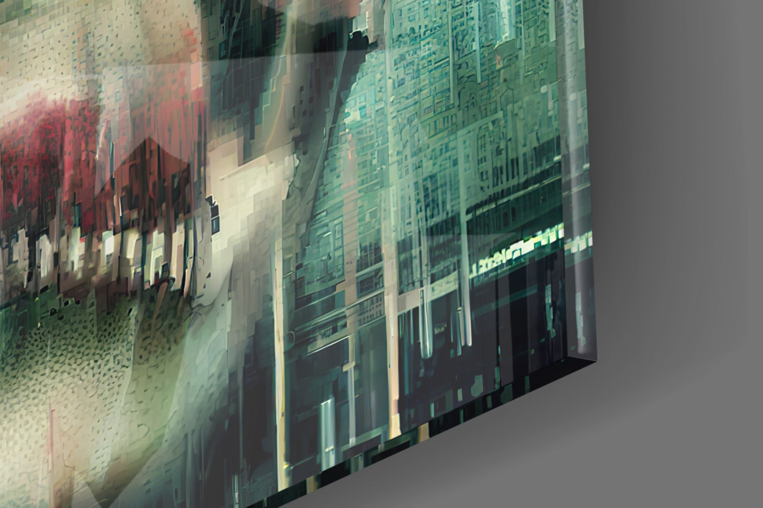 Fall of Skeletons Glass Art  || Designers Collection.