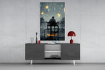 Star Rain panel catching window light to reveal its meditative gravity