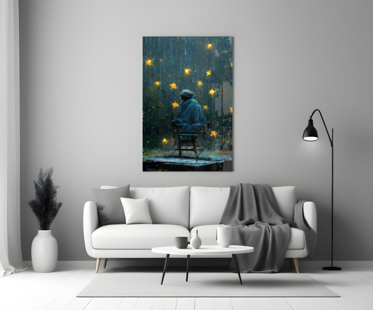 Star Rain Glass Art  || Designer Collection.
