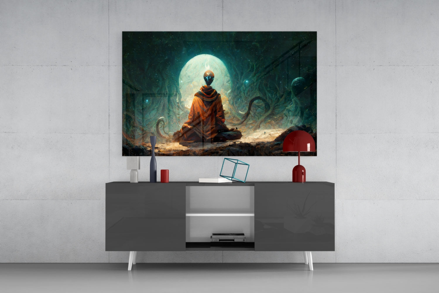 Meditation Glass Art  || Designer Collection.