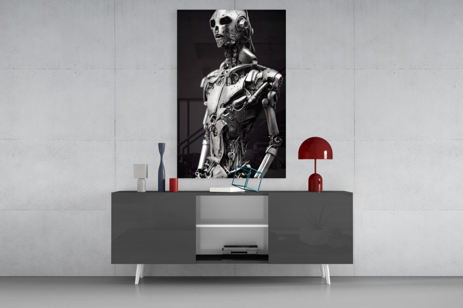 First "Humachine" Glass Art  || Designer Collection.