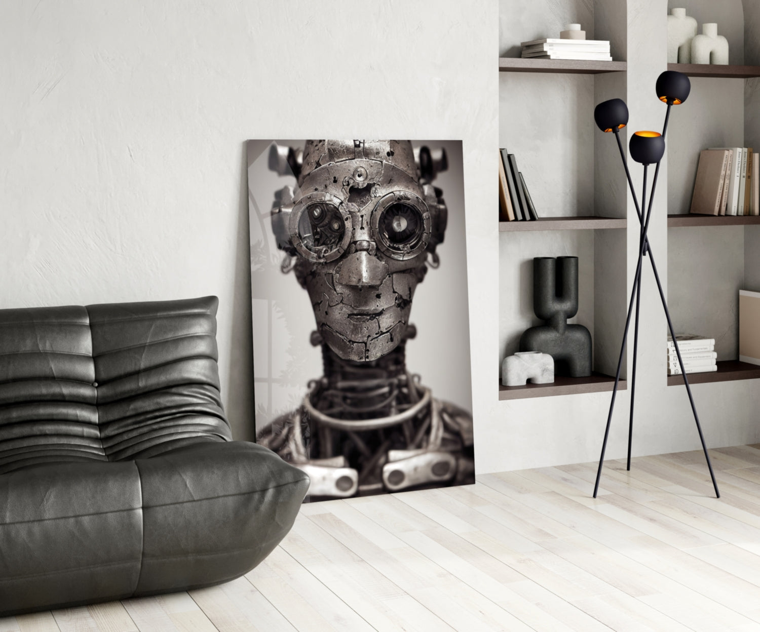 To be a Machine Glass Wall Art || Designer Collection.