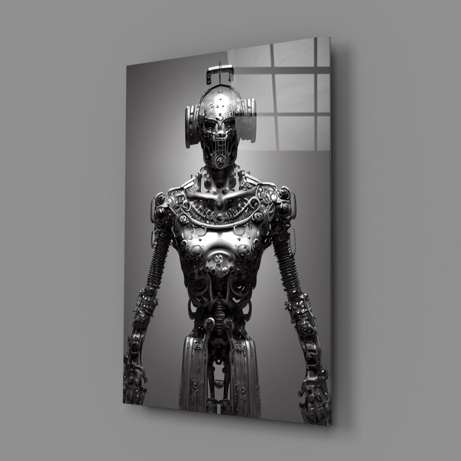 "Humachine" Glass Art  || Designer Collection.