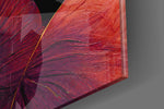 Curves artwork anchoring a wall with rich modern palette