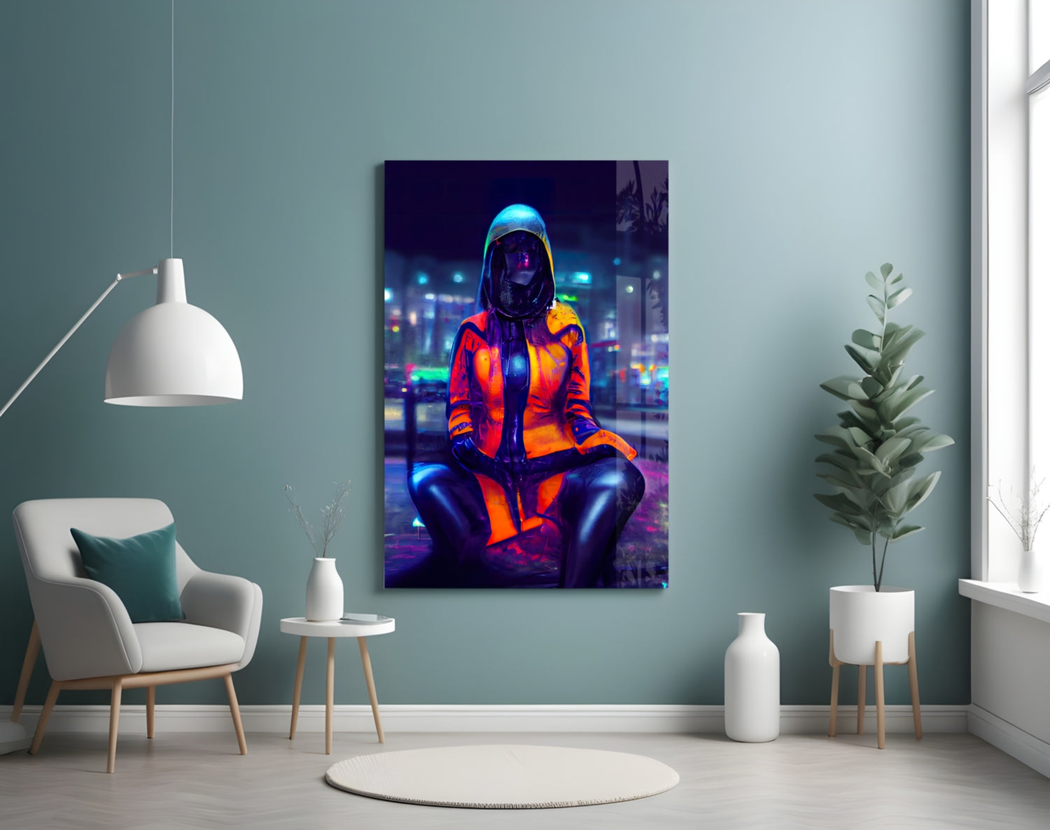 The Wait Glass Wall Art || Designer Collection.