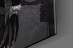 Negotiator artwork anchoring a wall with bold dramatic palette