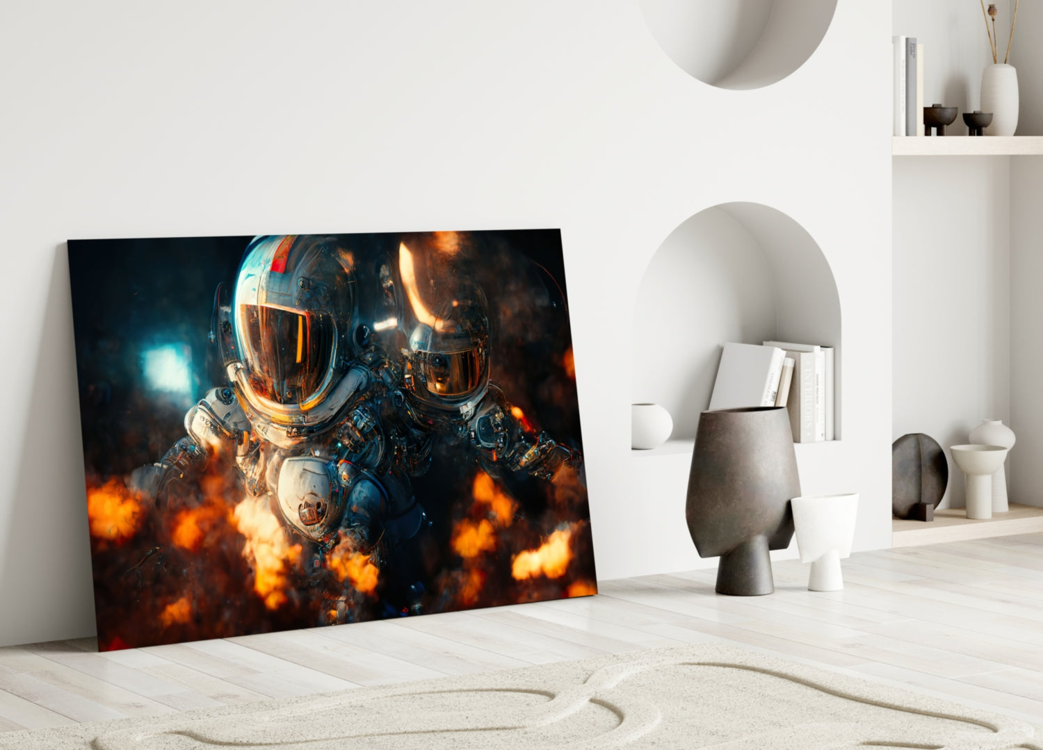 The Drift Glass Wall Art || Designer Collection.