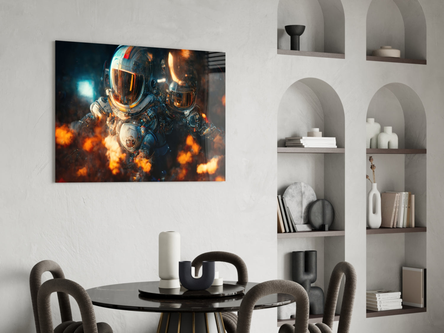 The Drift Glass Wall Art || Designer Collection.