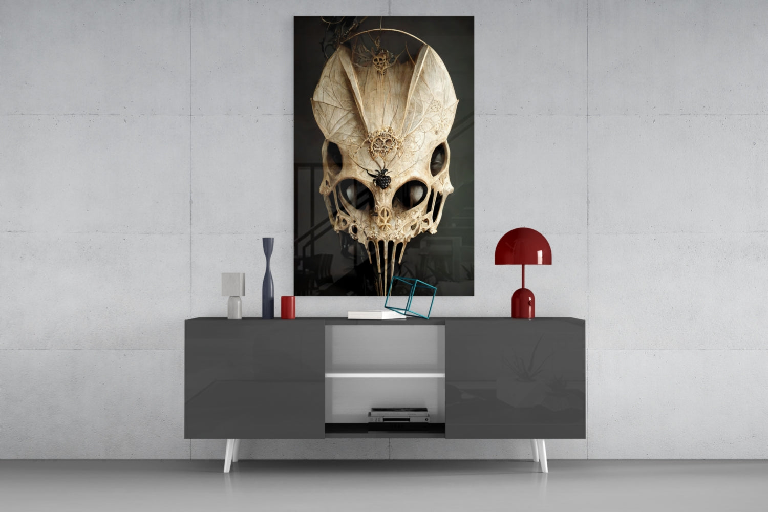 It's Skull Glass Art  || Designer Collection.