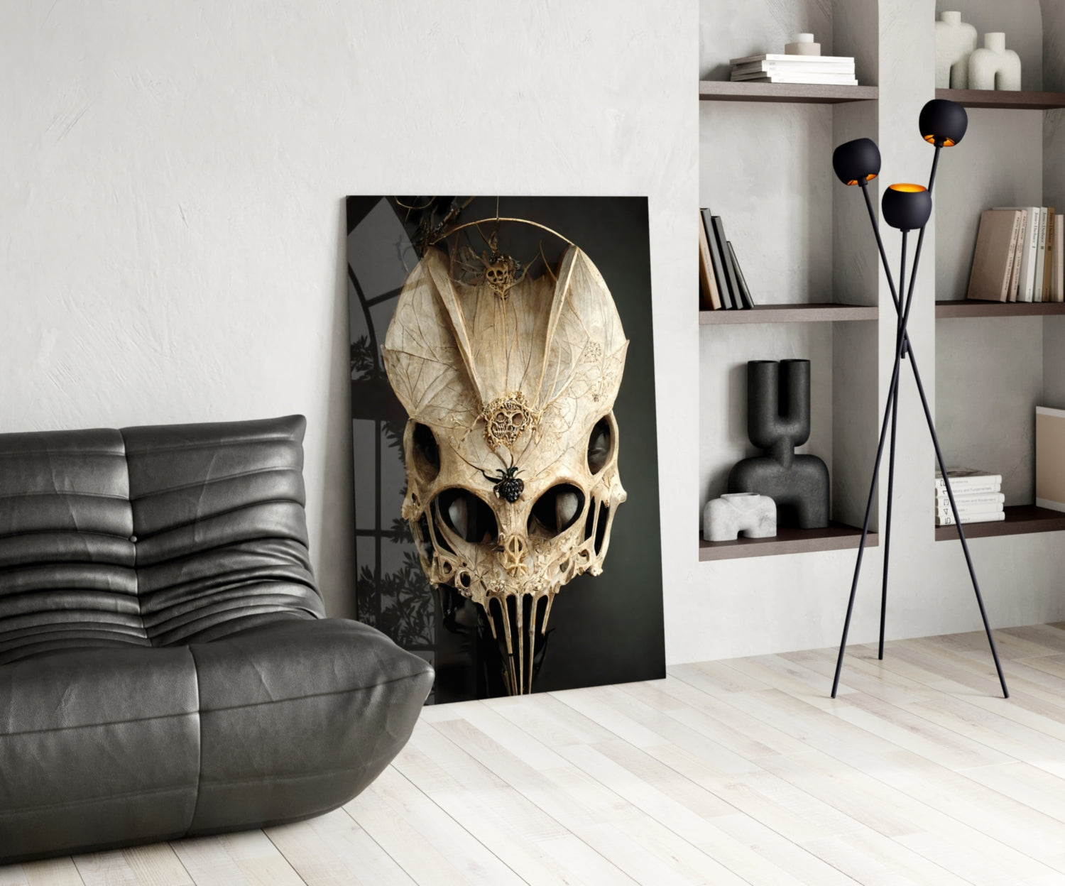 It's Skull Glass Art  || Designer Collection.