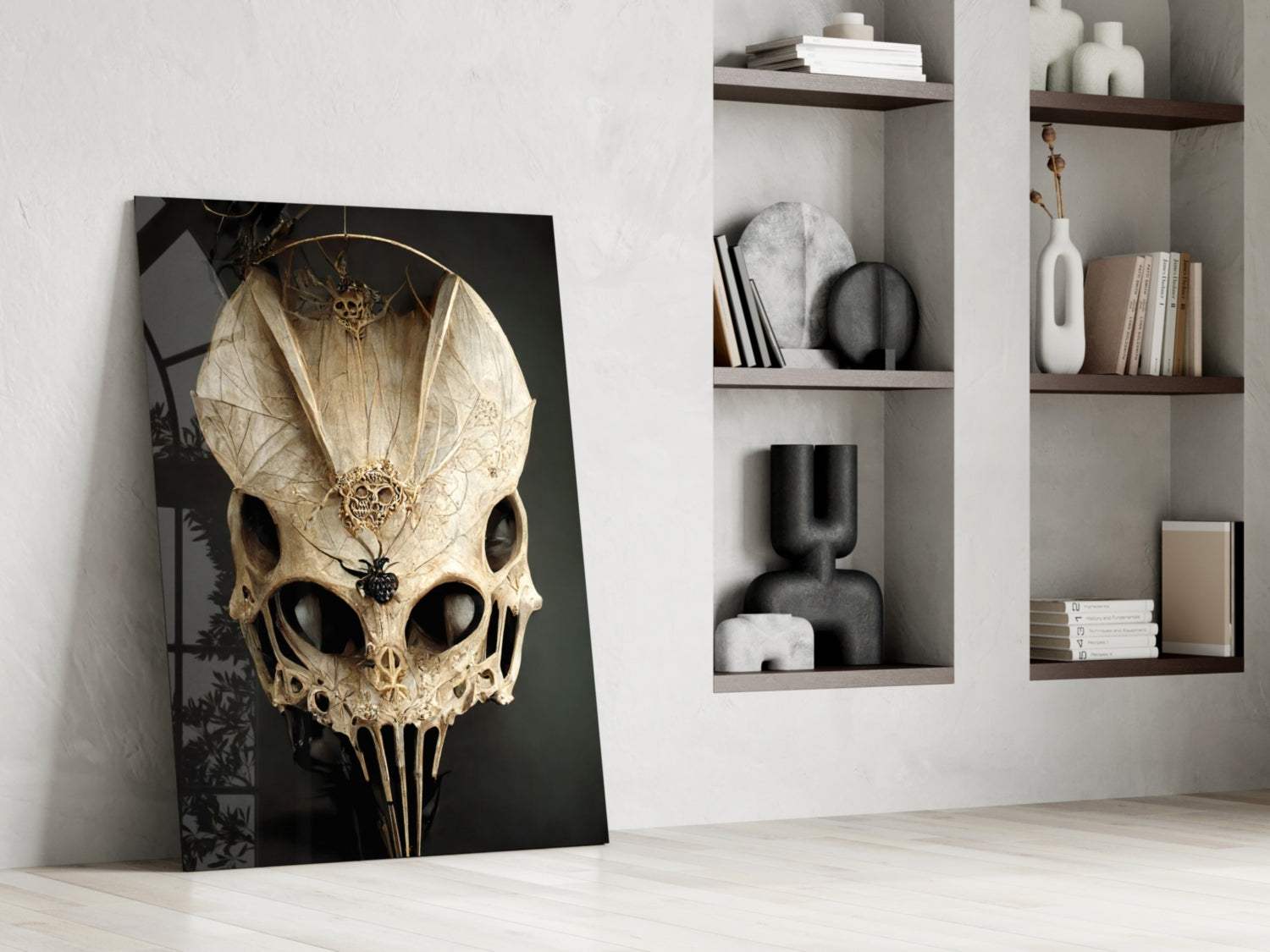 It's Skull Glass Art  || Designer Collection.