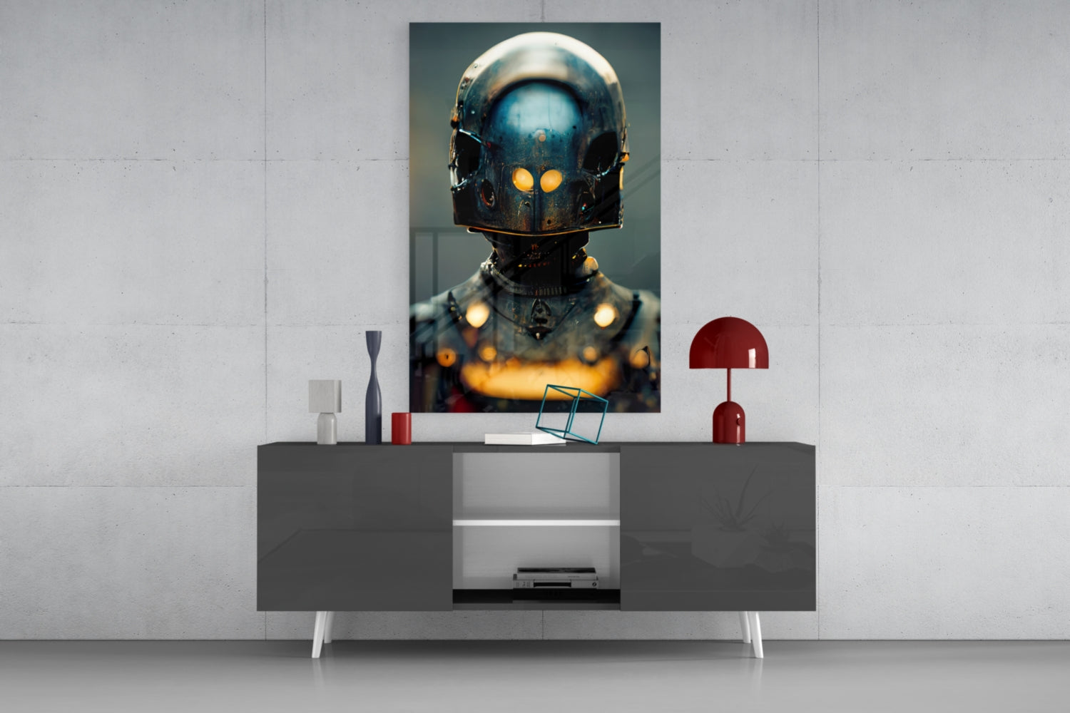 Fighter  Glass Art  || Designer Collection.