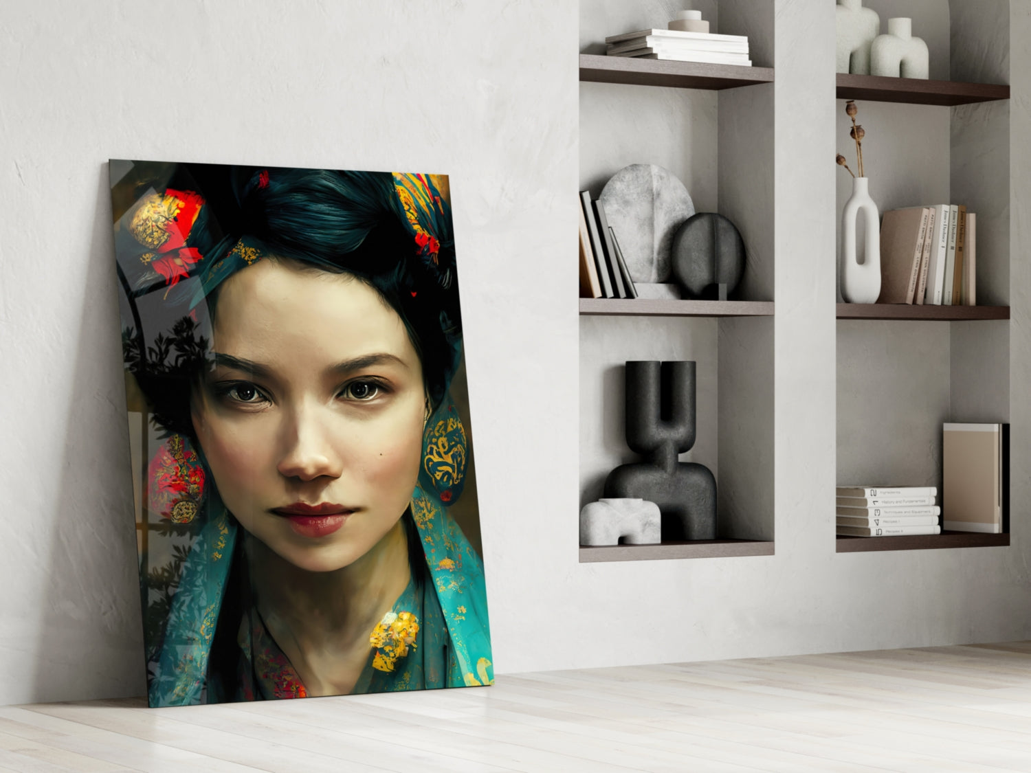 Virtual Beauty Glass Wall Art  || Designers Collection.