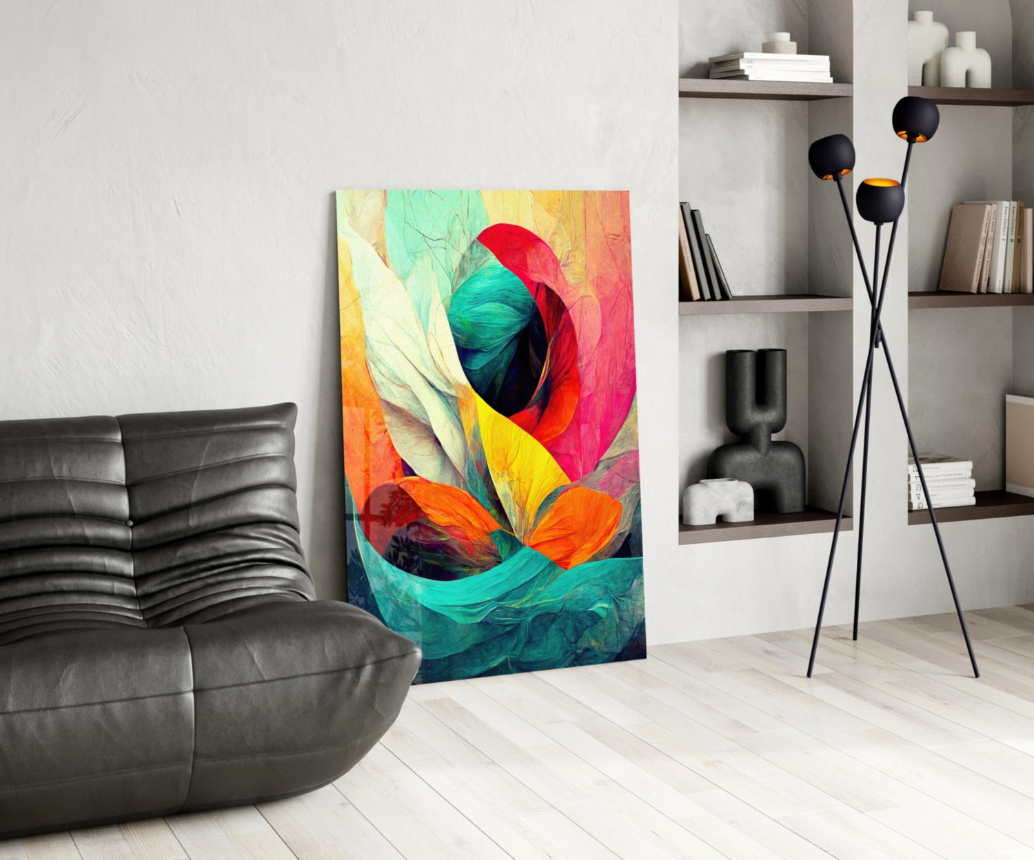 Hidden Swan Glass Wall Art  || Designer Collection.